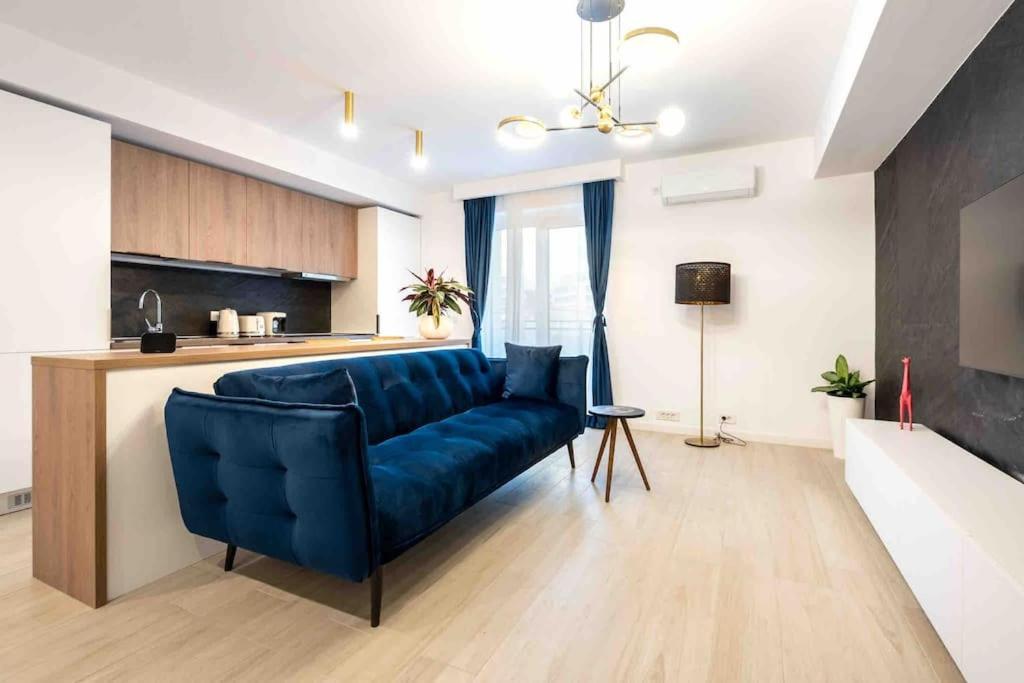 Blue Velvet Lägenhet Bukarest Exteriör bild