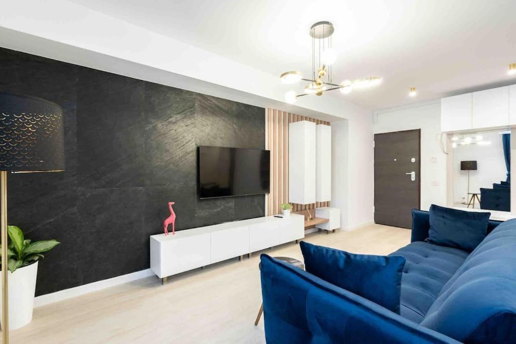 Blue Velvet Lägenhet Bukarest Exteriör bild